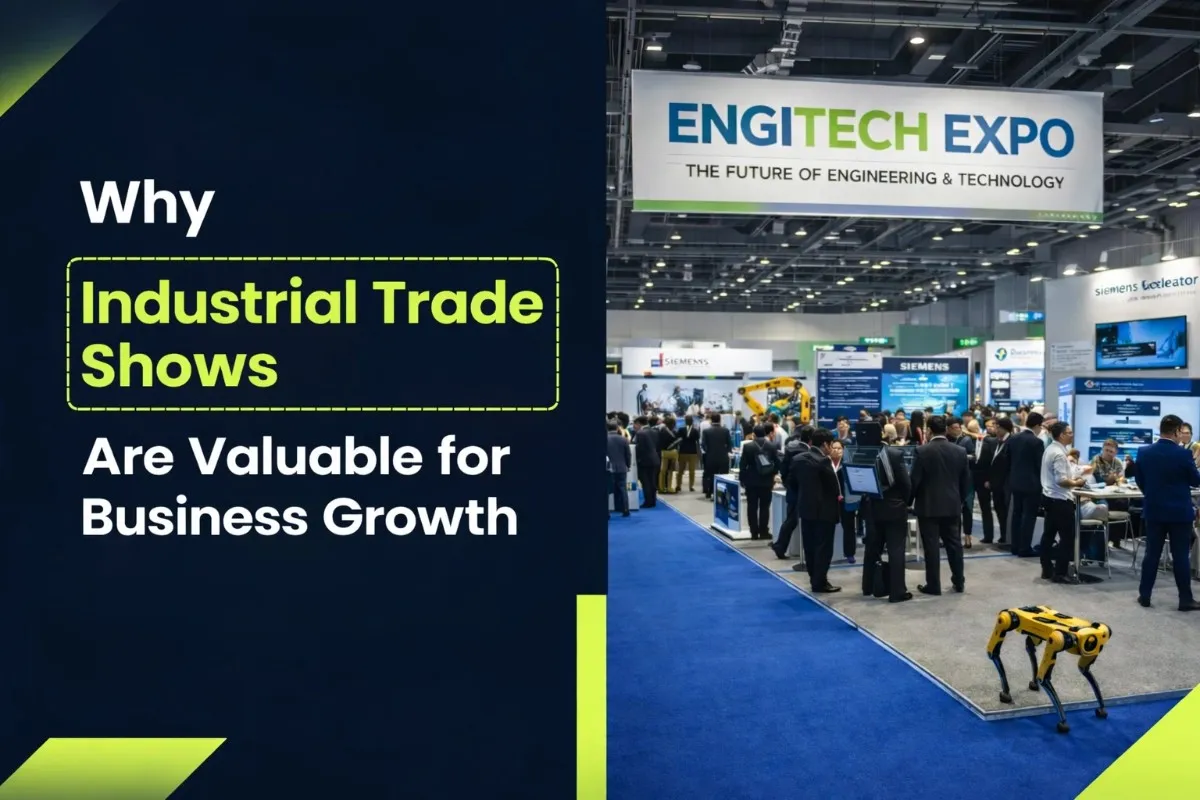 Exhibit at industrial trade shows to connect, showcase products, and drive business growth effectively.